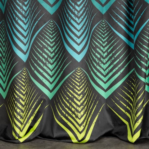 Vorhang ANGELINA türkis 140x250 Ösen