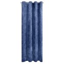 Vorhang ANISA dunkelblau 140x250 Ösen