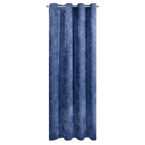 Vorhang ANISA dunkelblau 140x250 Ösen