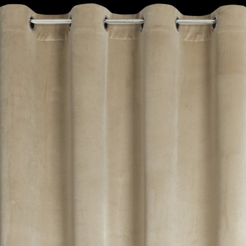 Vorhang ANTARA hellbeige 140x270 Ösen TROCZ