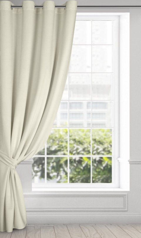 Vorhang ANTARA creme 140x270 Ösen TROCZ