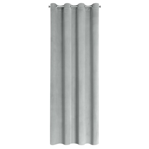 Vorhang ANTARA silber 140x270 Ösen TROCZ