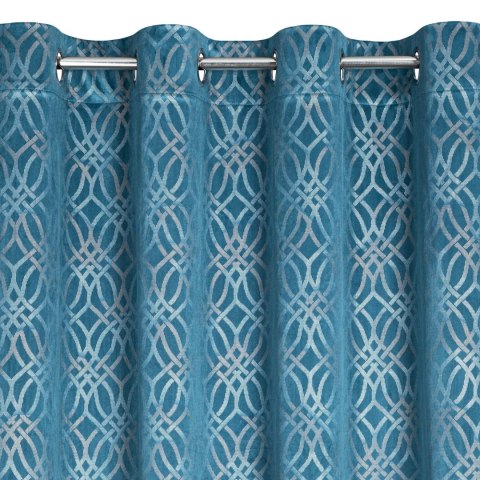 Vorhang ARETA dunkelblau 140x250 Ösen