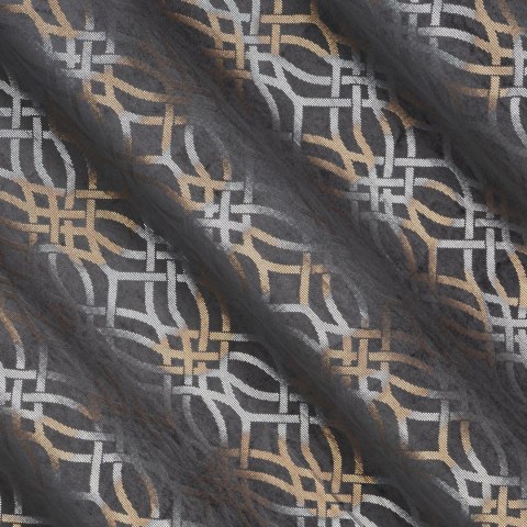 Vorhang ARETA stahl 140x250 Ösen