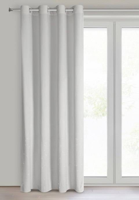 Vorhang ARIADNA weiß 140x250 Ösen