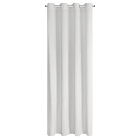 Vorhang ARIADNA weiß 140x250 Ösen