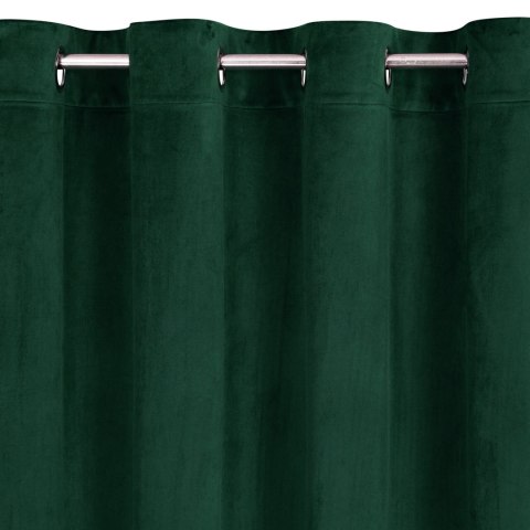 Vorhang ARIADNA dunkelgrün 140x250 Ösen