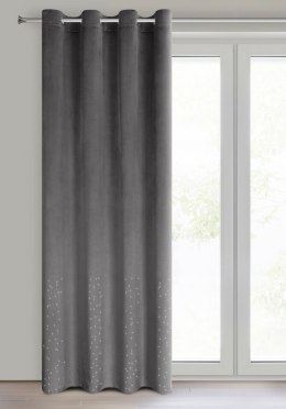 Vorhang ARIADNA graphit 140x250 Ösen