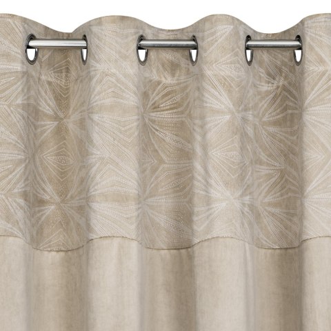 Vorhang ARIANA beige 140x250 Ösen