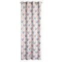 Vorhang ASETA silber rosa 140x250 Ösen