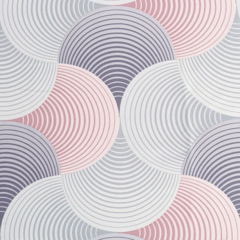 Vorhang ASETA silber rosa 140x250 Ösen