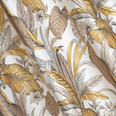 Vorhang BARI weiß RUD 140x250 Ösen