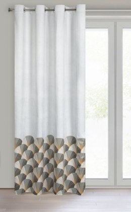 Vorhang GINA silber 140x250 Ösen