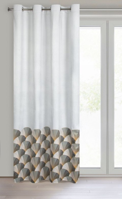 Vorhang GINA silber 140x250 Ösen