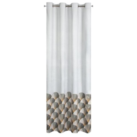 Vorhang GINA silber 140x250 Ösen