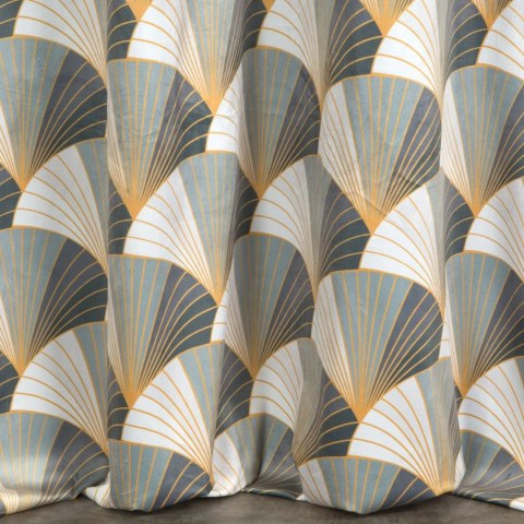 Vorhang GINA silber 140x250 Ösen