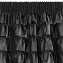Vorhang AURA schwarz 140x270 Kräuselband