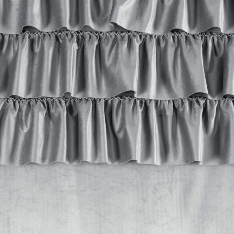 Vorhang AURA silber 140x250 Ösen