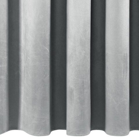 Vorhang AURA silber 140x250 Ösen