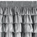 Vorhang AURA silber 140x270 Kräuselband