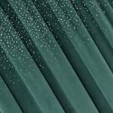 Vorhang AURORA dunkeltürkis 140x270 Kräuselband