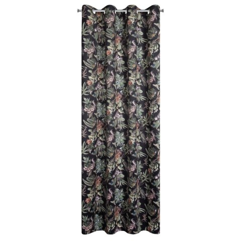 Vorhang BECKY schwarz ZI 140x250 Ösen