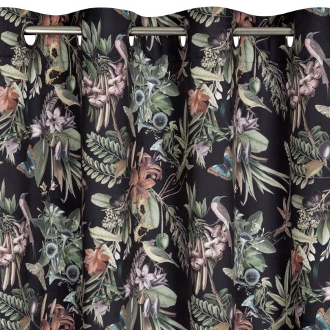 Vorhang BECKY schwarz ZI 140x250 Ösen