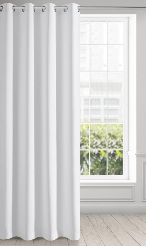 Vorhang BLACKOUT weiß 135x250 Ösen