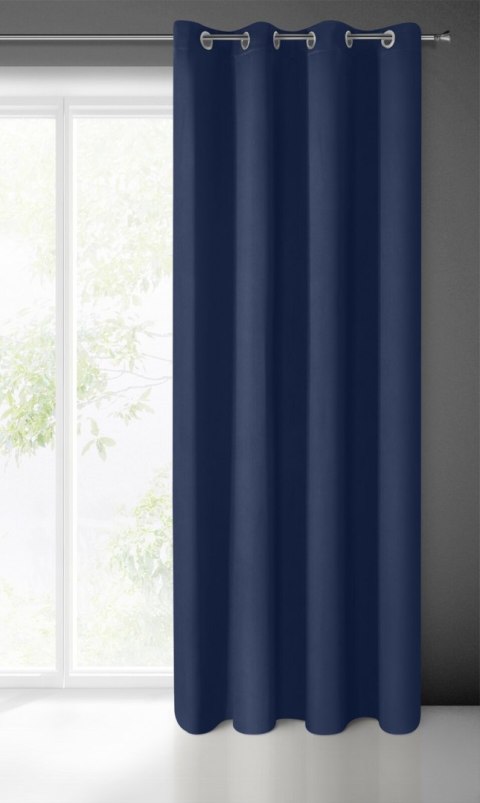 Vorhang BLACKOUT dunkelblau 135x250 Ösen