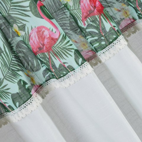 Vorhang BOTANIC ZI weiß 140x250 Kräuselband