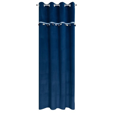 Vorhang CAR 1 dunkelblau 140x250 Ösen