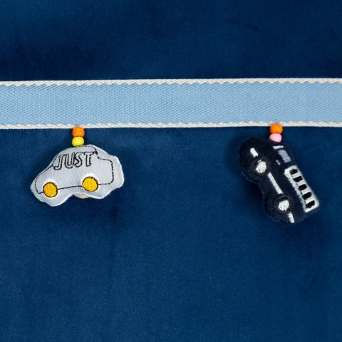 Vorhang CAR 1 dunkelblau 140x250 Ösen