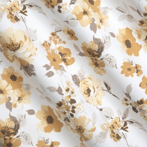 Vorhang CAREN weiß beige 140x250 Ösen