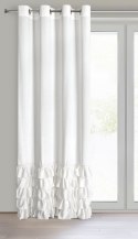 Vorhang CARLI weiß 140x250 Ösen