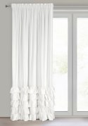 Vorhang CARLI weiß 140x250 Kräuselband