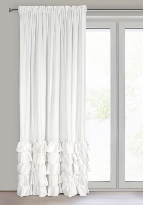 Vorhang CARLI weiß 140x250 Kräuselband