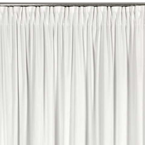Vorhang CARLI weiß 140x250 Kräuselband