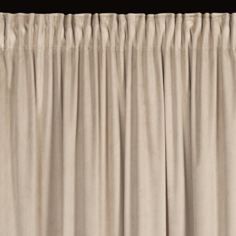 Vorhang CARLI beige 140x270 Kräuselband