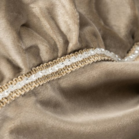 Vorhang CARLI dunkelbeige 140x250 Ösen