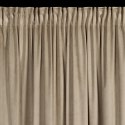 Vorhang CARLI dunkelbeige 140x270 Kräuselband