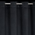 Vorhang CARLI schwarz 140x250 Ösen