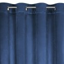 Vorhang CARLI dunkelblau 140x250 Ösen