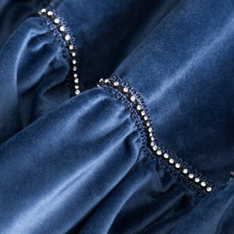 Vorhang CARLI dunkelblau 140x250 Ösen