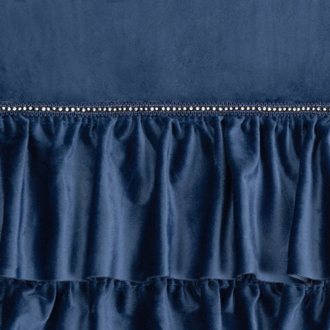 Vorhang CARLI dunkelblau 140x250 Kräuselband