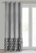 Vorhang CARLI silber 140x250 Ösen