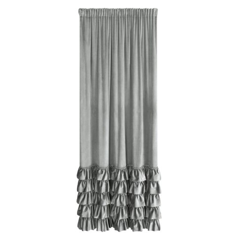 Vorhang CARLI silber 140x250 Kräuselband