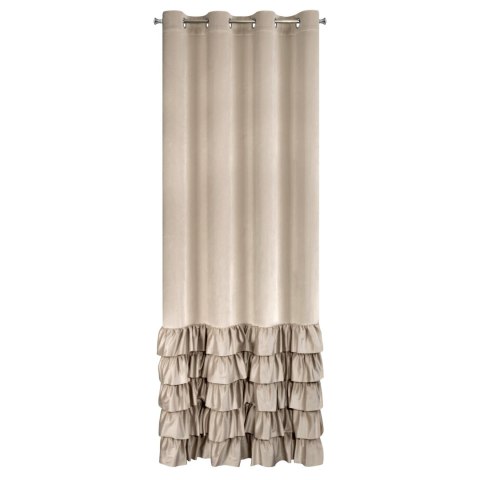 Vorhang DANI beige 140x250 Ösen