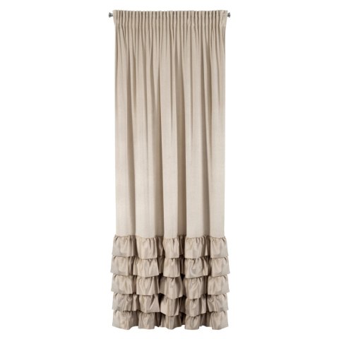 Vorhang DANI beige 140x270 Kräuselband