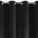 Vorhang DANI schwarz 140x250 Ösen