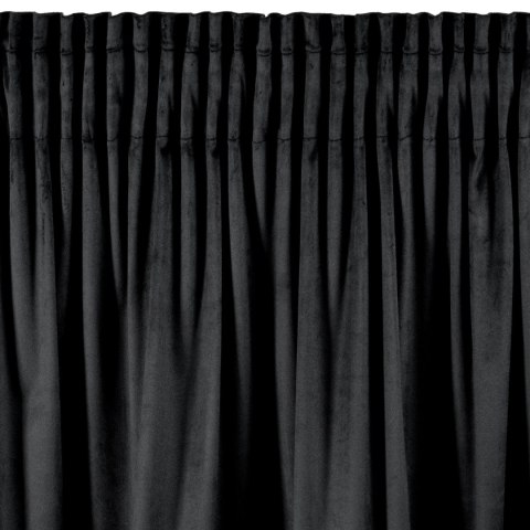 Vorhang DANI schwarz 140x270 Kräuselband